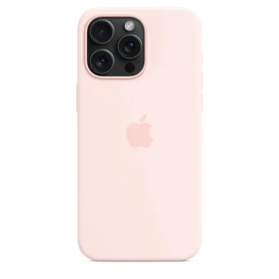 Чехол для iPhone 15 Pro Silicone Case with MagSafe - Light Pink 400_400_124735