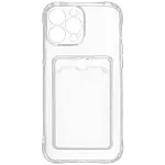 Силиконовый чехол для iPhone 16 Pro Max с Card Holder Прозрачный 250_100_267858