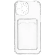 Силиконовый чехол для iPhone 16 Pro Max с Card Holder Прозрачный 500_191_532694