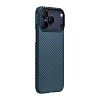 Чехол для iPhone 17 Pro Pitaka Classic PitaTap Ultra-Slim Case - Black/Blue 100_100_578355