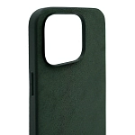 Чехол алькантара для iPhone 14 Pro Зеленый 250_100_533345
