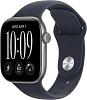Часы Apple Watch Series 12 42mm Aluminium Case GPS Space Gray Sport Band Navy Blue M/L 100_100_851815