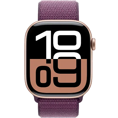 Часы Apple Watch Series 10 46mm Rose Gold Aluminium Case GPS Sport Loop Plum 400_400_328521
