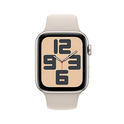 Часы Apple Watch Series SE 2023 40mm Aluminium Case GPS Sport Band Starlight M/L 400_400_640382