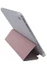 Прозрачный чехол-книжка для iPad 10 с тройным загибом Розовый 100_100_121603