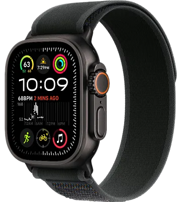 Часы Apple Watch Ultra 2 49mm Black Titanium Case GPS+Cellular Trail Loop Black S/M 400_400_191322
