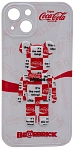 Чехол для iPhone 13 мишка Coca Cola Белый 250_100_533529