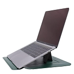 Чехол WIWU Skin Pro Slim Stand Sleeve с подставкой для MacBook 13.3" pro, Green 250_100_641952