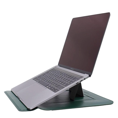 Чехол WIWU Skin Pro Slim Stand Sleeve с подставкой для MacBook 13.3" pro, Green 400_400_641952