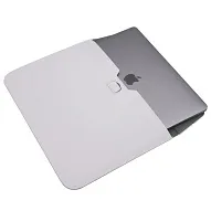 Кожаная сумка-чехол DDC Sleeve with Stand на MacBook 15/16.2 Белый 500_191_131654