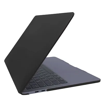 Чехол карбоновый текстура в виде точки DDC Carbon fiber textured на MacBook Pro 13.3 Черный 400_400_130391