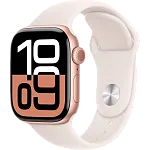 Часы Apple Watch Series 10 42mm Rose Gold Aluminium Case GPS Sport Band Starlight M/L 250_100_150229