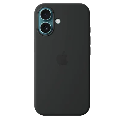 Чехол для iPhone 16 Silicone Case with MagSafe - Black 400_400_534745