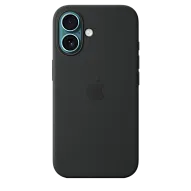 Чехол для iPhone 16 Silicone Case with MagSafe - Black 500_191_534757