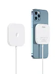 Зарядное устройство Duzzona W7 3в1 Magnetic Wireless Charger Type-C с подставкой, White 250_100_119283