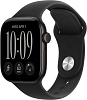 Часы Apple Watch Series 12 42mm Aluminium Case GPS Black Sport Band Black S/M 100_100_851833