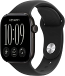 Часы Apple Watch Series 12 42mm Aluminium Case GPS Black Sport Band Black M/L 250_100_851827
