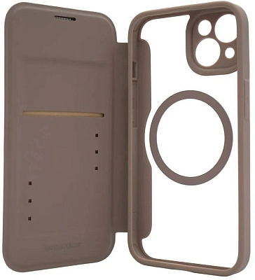 Чехол-книжка DD Skin X Pro с MagSafe для iPhone 14 Бежевый 400_400_535174