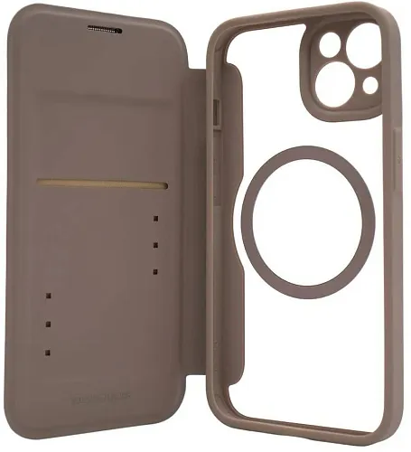Чехол-книжка DD Skin X Pro с MagSafe для iPhone 14 Бежевый 250_100_535174