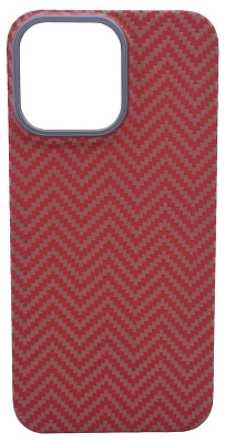 Карбоновый чехол для iPhone 14 Pro KZDOO Kevlar Красно-оранжевый 400_400_532222