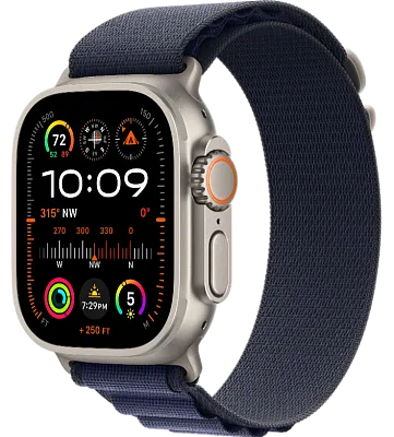 Часы Apple Watch Ultra 2 49mm Titanium Case GPS+Cellular Alpine Loop Navy M 400_400_191405