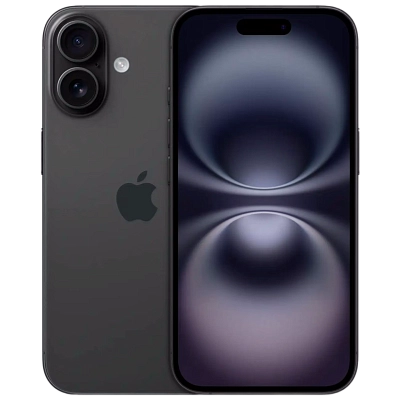 Смартфон Apple iPhone 16 512GB nano-Sim + eSim Black 400_400_634686