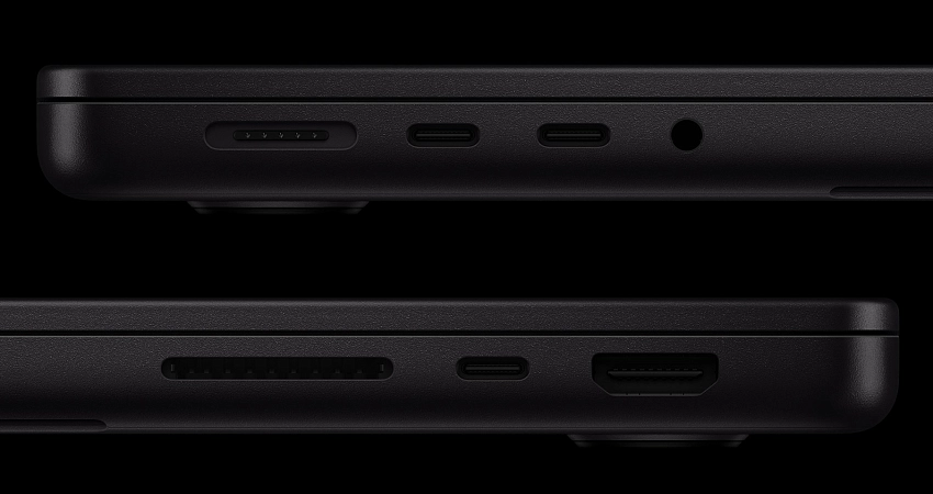 Три Thunderbolt 4, HDMI, SDXC - порты на все случаи