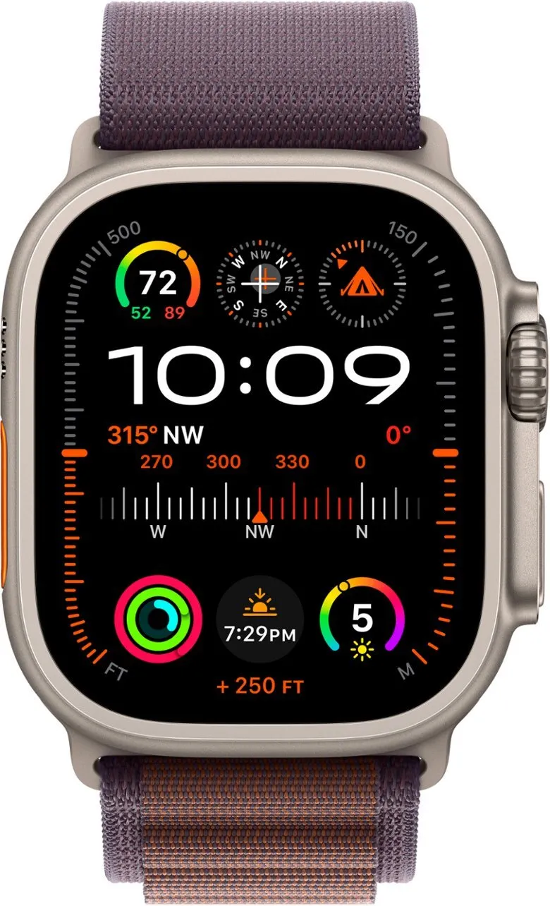 Часы Apple watch Ultra 2 49mm Titanium Case GPS+Cellular Alpine Loop Indigo S