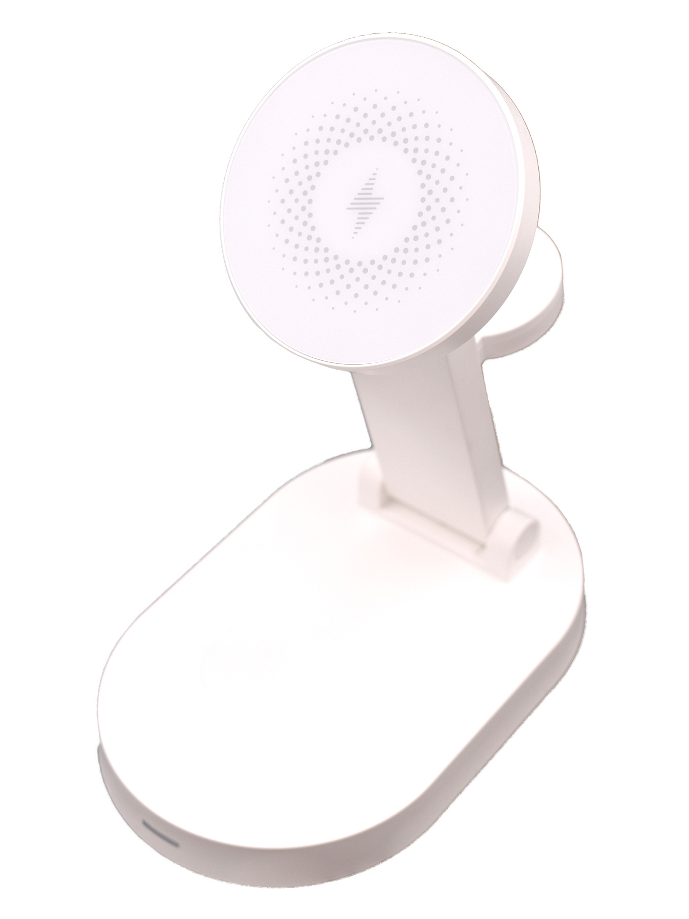 Подставка с подсветкой 4 в 1 Magnetic Wireless Charger для iPhone White