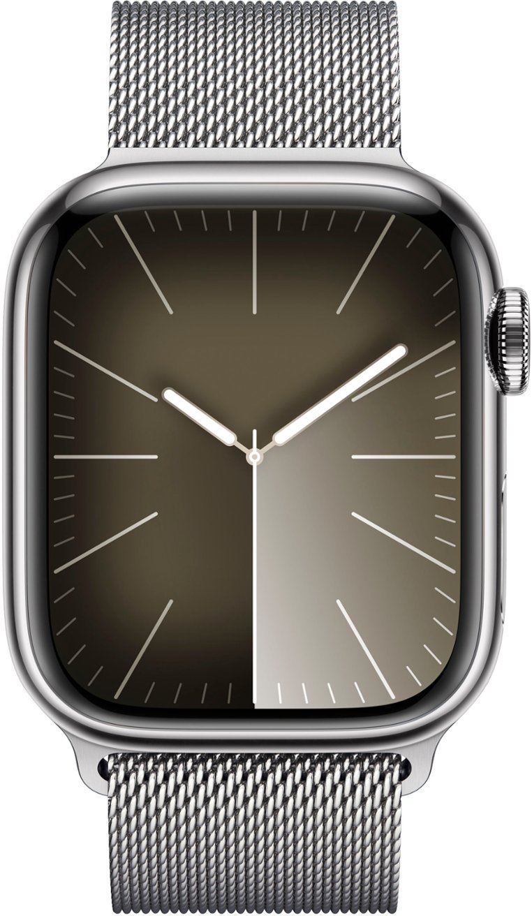 Часы Apple Watch Series 9 45mm Stainless Steel Case Milanese Loop Silver