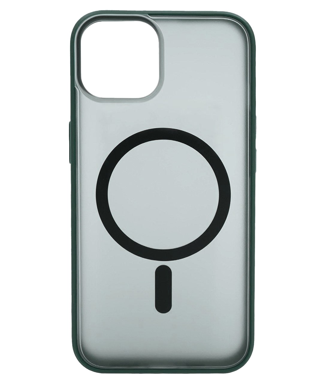 Чехол для iPhone 14 матовый с MagSafe Зеленый