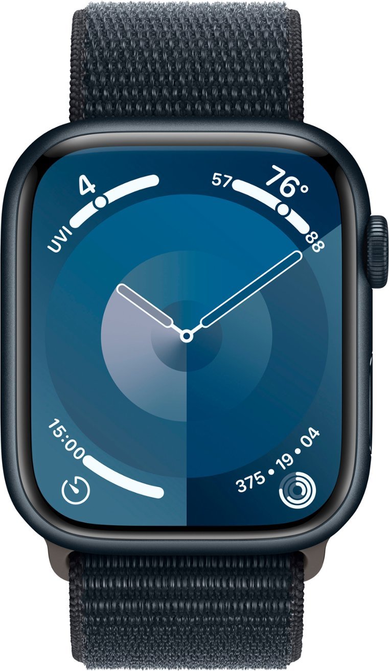 Часы Apple Watch Series 9 45mm Aluminium Case Sport Loop Midnight