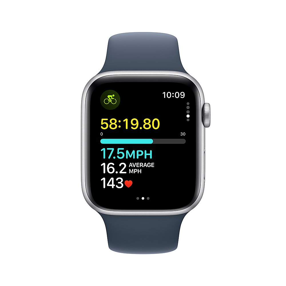 Часы Apple Watch Series SE 2023 44mm Aluminium Case GPS Sport Band Storm Blue S/M