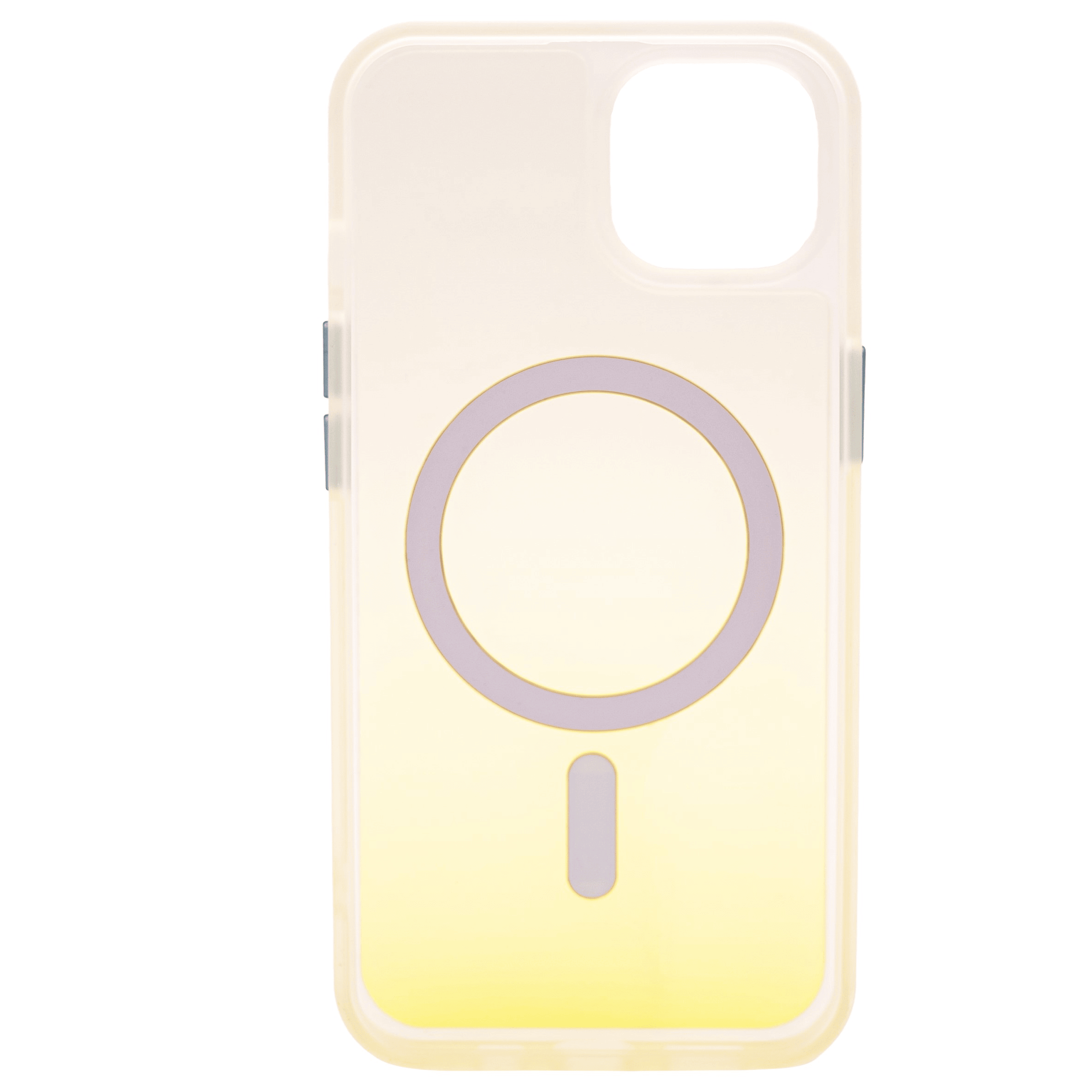 Чехол для iPhone 13 с MagSafe матовый градиент Желтый