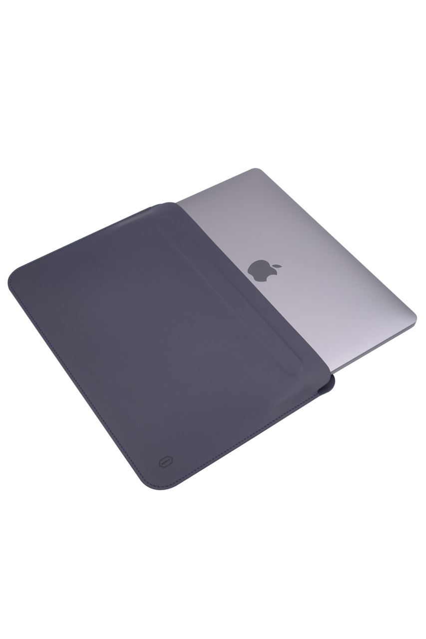 Кожаный чехол для MacBook Pro 16.2 WIWU Skin Pro 2 Blue