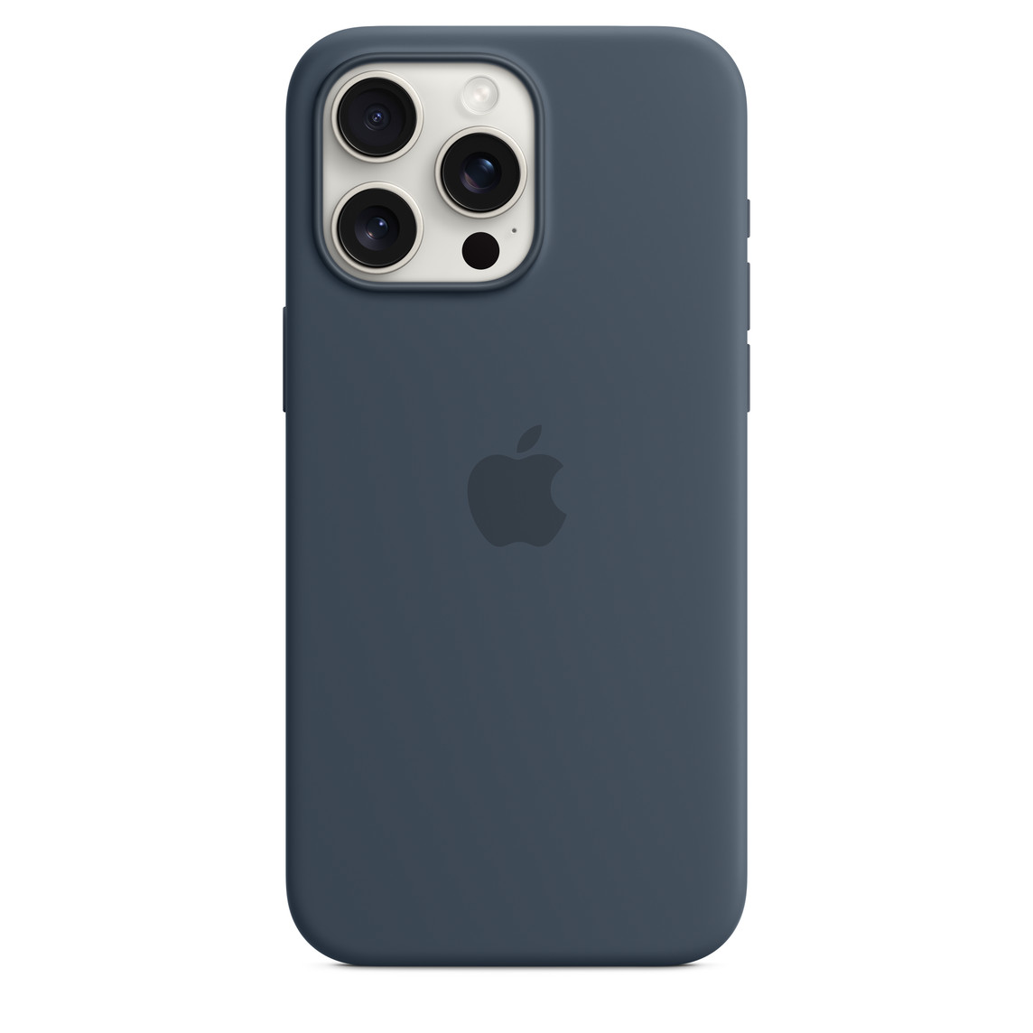 Чехол для iPhone 15 Pro Silicone Case with MagSafe - Storm Blue