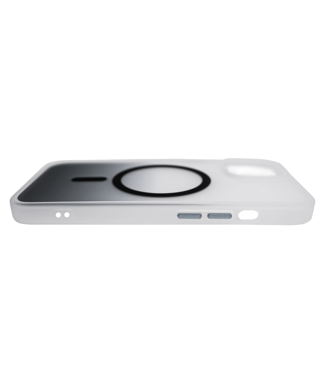 Чехол для iPhone 14 Plus с MagSafe матовый градиент Черный
