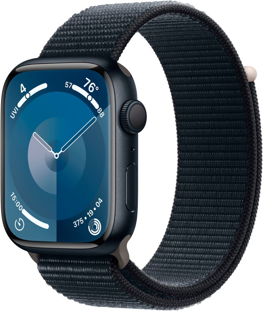 Часы Apple Watch Series 9 45mm Aluminium Case Sport Loop Midnight