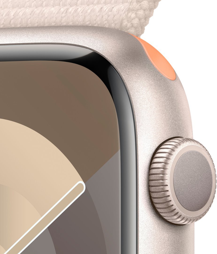 Часы Apple Watch Series 9 45mm Aluminium Case Sport Loop Starlight