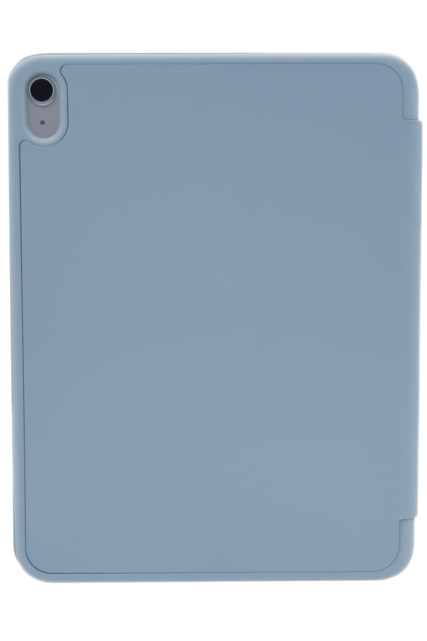 Чехол-книжка для iPad Air 4/5 10.9 3 загиба силиконовый с рамкой Голубой
