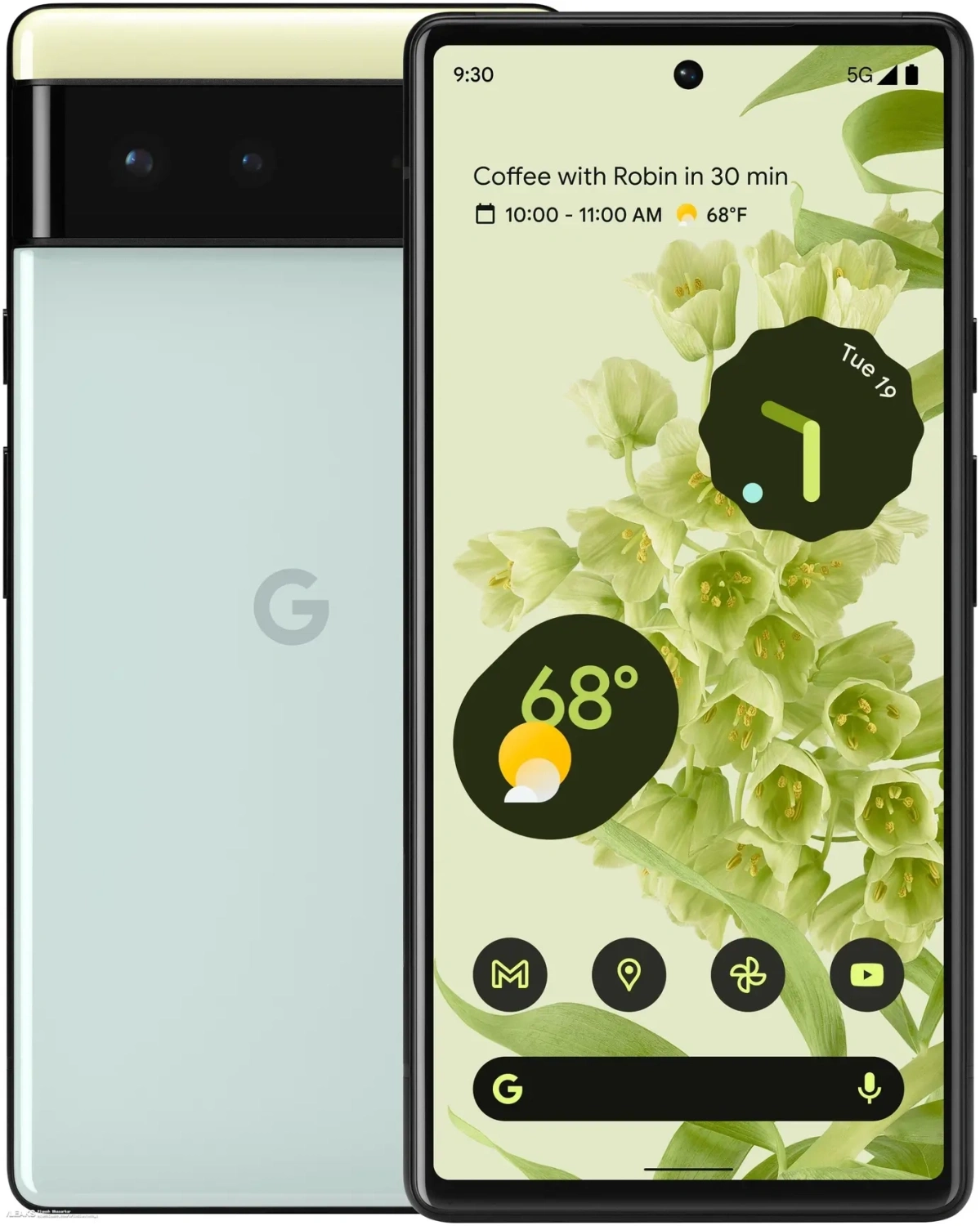 Смартфон Google Pixel 6 8/256GB Sorta Seafoam