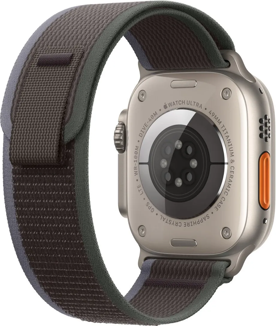 Часы Apple watch Ultra 2 49mm Titanium Case GPS+Cellular Trail Loop Blue/Black S/M