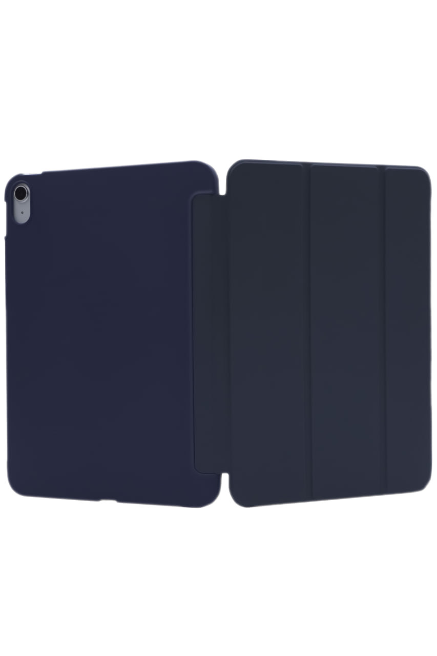 Чехол-книжка для iPad Air 4/5 10.9 3 загиба без рамки Темно-синий