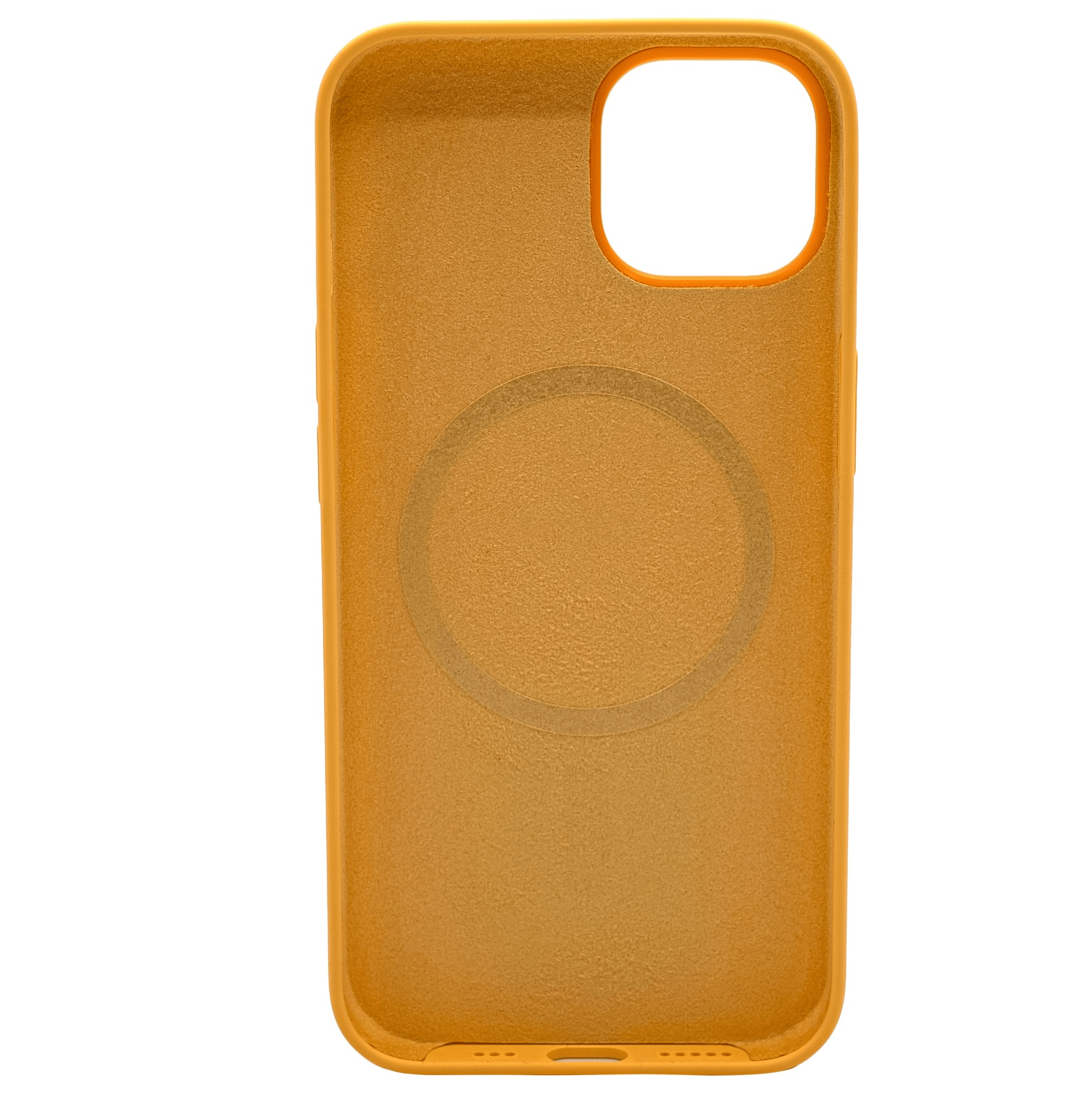 Силиконовый чехол для iPhone 14 с MagSafe Желтый