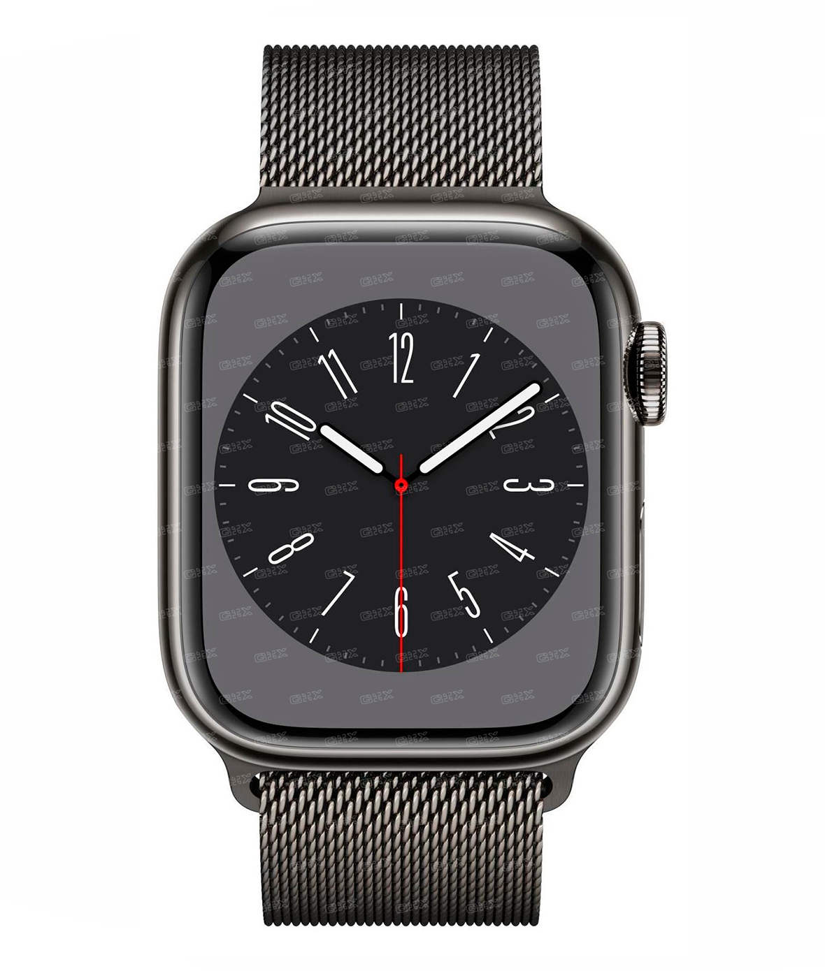 Часы Apple Watch Series 8 41mm Stainless Steel Case GPS+Cellular Milanese Loop Graphite