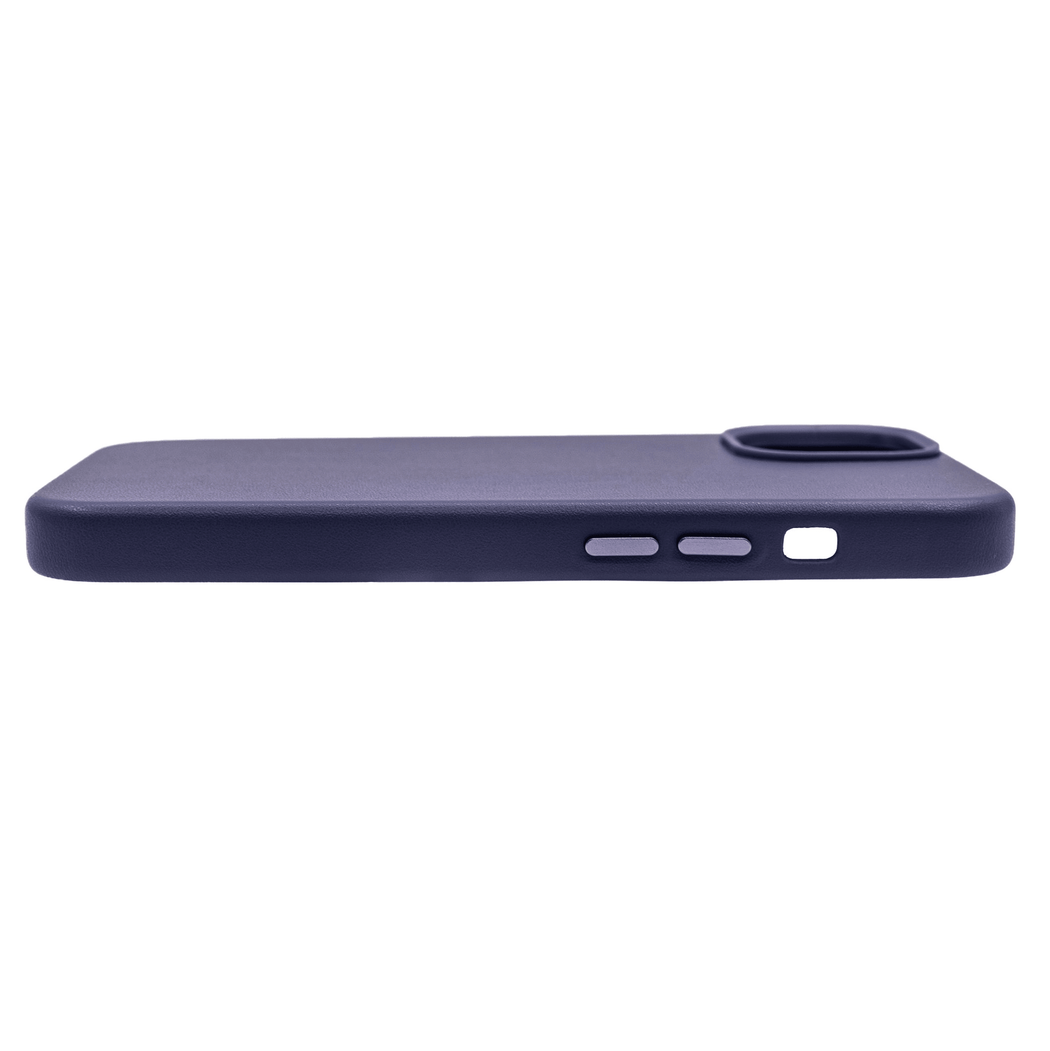 Чехол для iPhone 14 Plus кожаный с MagSafe Темно-фиолетовый