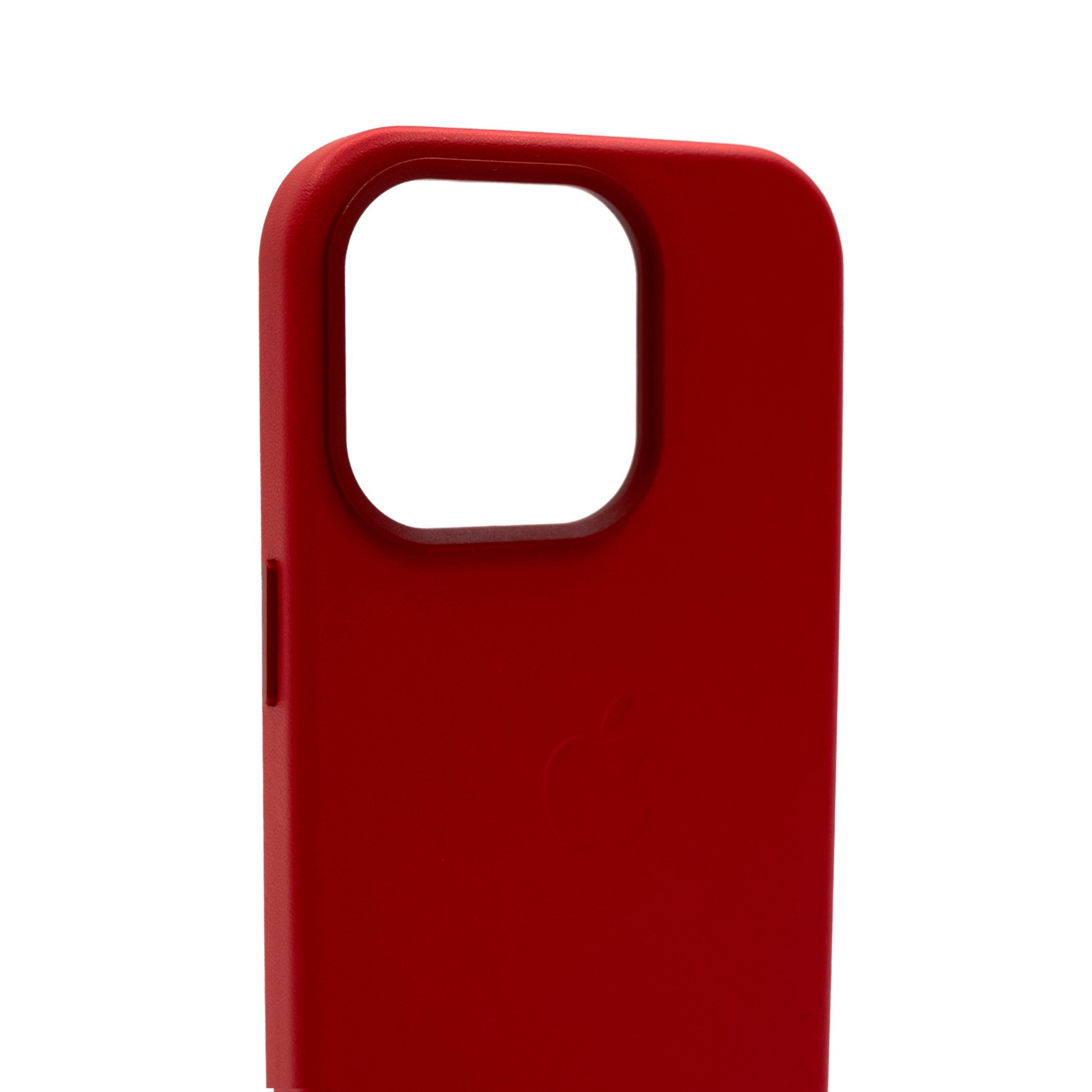 Чехол кожаный с MagSafe для iPhone 14 Pro Красный