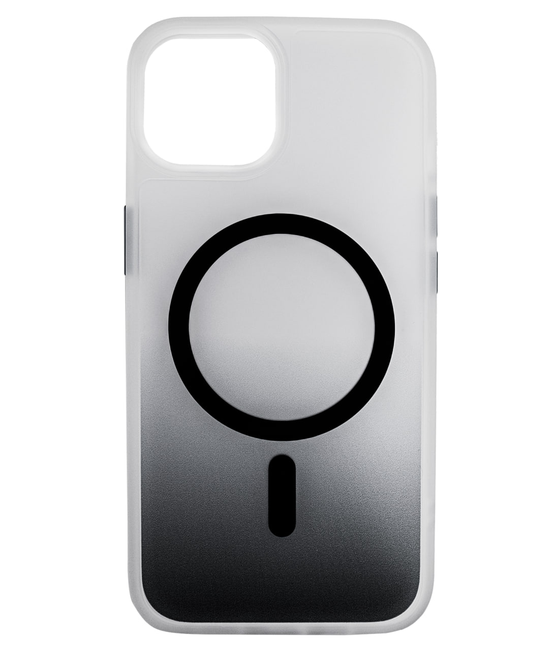 Чехол для iPhone 14 Plus с MagSafe матовый градиент Черный