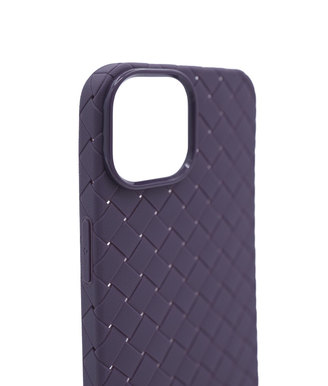Плетеный Силиконовый чехол для iPhone 14 Фиолетовый