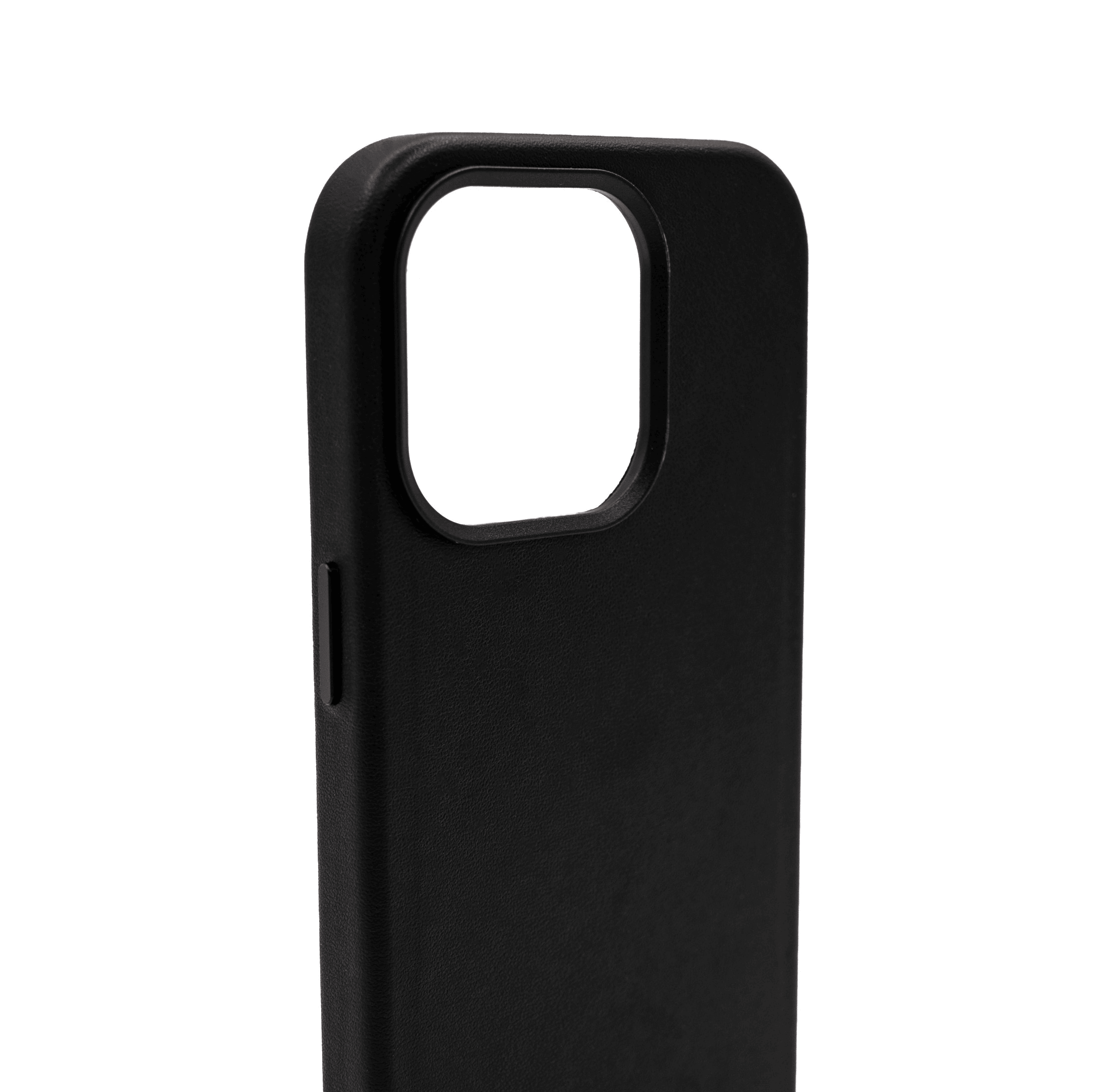 Чехол для iPhone 14 Pro Max кожаный с MagSafe Черный